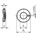 podložka M8 pr. 8.1x14.8x1.5 ZINEK pružná DIN 128A – Hledejceny.cz
