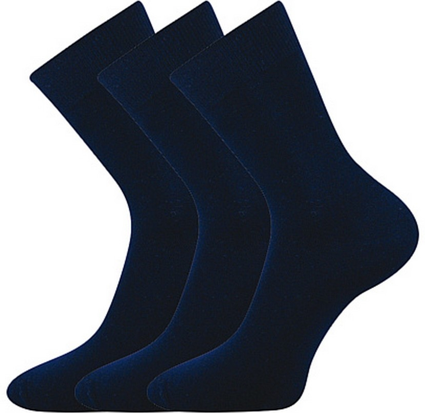 Lonka ponožky Habin 3 pár tmavě modrá