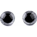 Glitrové bezpečnostní oči Ø25mm (Pár) Barva: Stříbrná – Sleviste.cz
