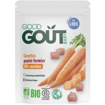 Good Gout Bio Mrkev s farmářským kuřátkem 190 g