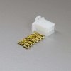 Sada konektoru Faston 2.8 mm, 6 pólů, bílá - zásuvka (samice)