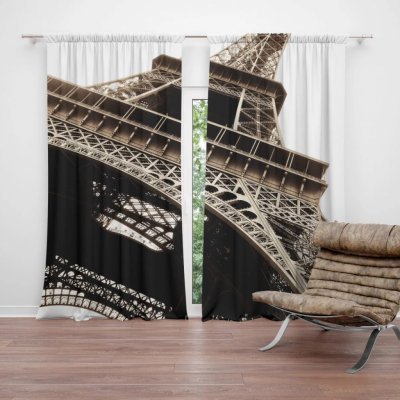Závěsy Eiffel Tower 6: 2 ks - 140x250 cm - Sablio – Hledejceny.cz