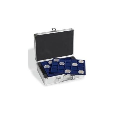 LEUCHTTURM Kufr na plata na mince CARGO S6 modré plata Typ Průměr 41 mm – Zboží Dáma