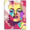 Malování podle čísla Malování podle čísel Marilyn Monroe 02