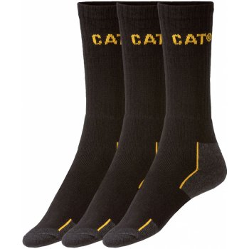 Caterpillar pánské pracovní ponožky 3 páry černá
