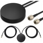 Všesměrová anténa GPS+4G, GLONASS | 28dBi | 50W | 2 x SMA samec | Externí – Zboží Živě