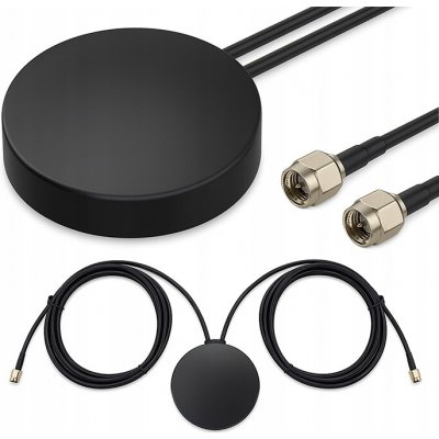 Všesměrová anténa GPS+4G, GLONASS | 28dBi | 50W | 2 x SMA samec | Externí – Zboží Živě