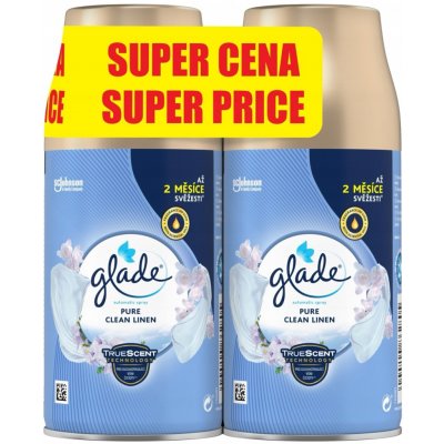 GLADE Automatic Pure Clean Linen náplň Duo 2 x 269 ml – Sleviste.cz