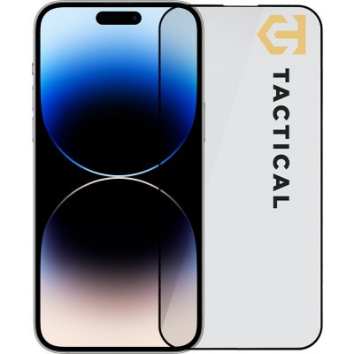 Tactical Glass Shield 5D sklo pro Apple iPhone 14 Pro Max Black 8596311188633 – Zboží Živě