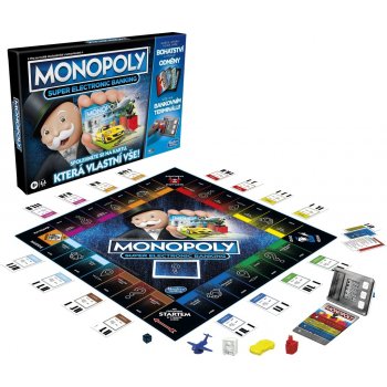 Hasbro Monopoly Super elektronické bankovnictví