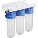 Vodní filtr FS3 ENTRY TRIO / EMI 3/4" 8 BAR 30°C pro filtraci řádové vody včetně filtračních patron USTM 80910 – Zboží Mobilmania