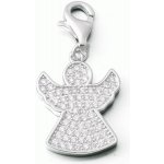 Zlatnictví Zlatíčko Stříbrný přívěsek s karabinkou anděl AGP20 – Hledejceny.cz