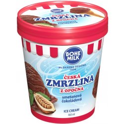 Zmrzlina z Opočna smetanová, čokoládová, 460 ml