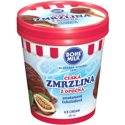 Zmrzlina z Opočna smetanová, čokoládová, 460 ml – Zboží Dáma