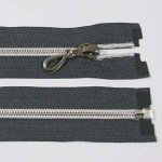 Zip spirálový zoubky 6mm délka 60cm, barva 312 (dělitelný) se stříbrnými zoubky – Hledejceny.cz