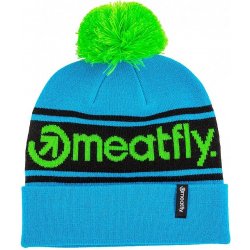 Meatfly zimní čepice Robb 3 Beanie 20/21 D Malibu Blue Lime