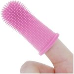 Krmimmasem.cz Silikonový zubní kartáček na prst 1 ks – Zboží Dáma