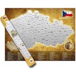 Alum Stírací mapa Česká republika – Zboží Dáma