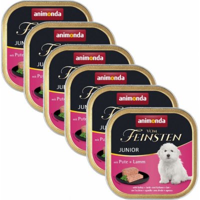 Animonda Vom Feinsten Junior krůtí a jehně 6 x 150 g – Hledejceny.cz