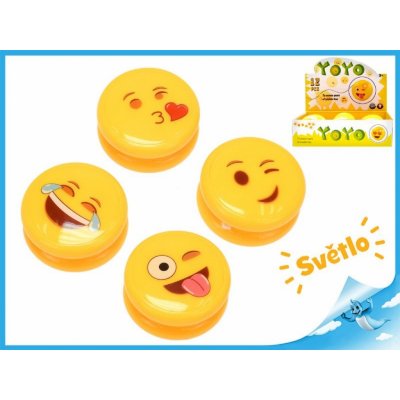 Jojo smajlík 6 cm na baterie se světlem – Zboží Dáma