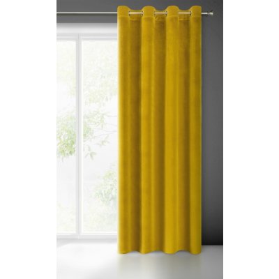 ZÁVĚS SAMANTA 140X250 CM HOŘČICOVÁ – Hledejceny.cz