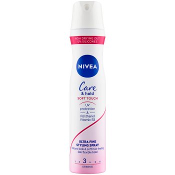 NiveaCare & Hold Soft Touch 4 lak na vlasy 250 ml