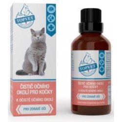 Topvet Čistič očního okolí pro kočky 50ml