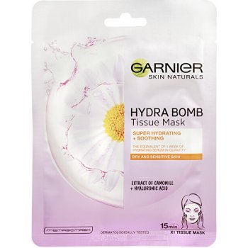 Garnier Moisture Comfort superhydratační zklidňující textilní maska 32 g od  44 Kč - Heureka.cz