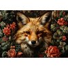 Tapety Postershop Fototapeta vliesová Fox Flowers rozměry 208x146 cm