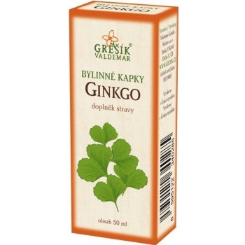 Grešík Ginkgo kapky Devatero bylin 50 ml