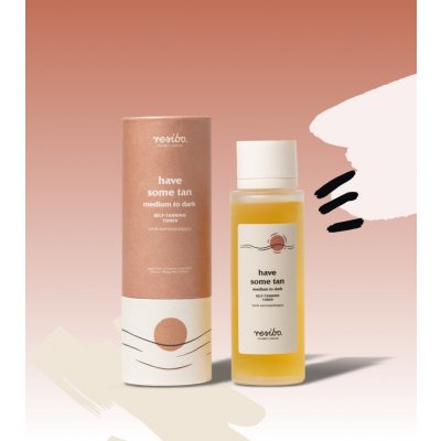 Resibo Have Some Tan! Have Some Tan! samoopalovací voda na obličej a dekolt odstín Medium to Dark 100 ml – Zboží Dáma