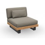 Jati Kebon Truro 90x90x60 cm teak/hliník charcoal mat bez polstrů – Hledejceny.cz