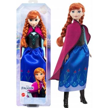 Mattel Frozen Anna v modro-černých šatech