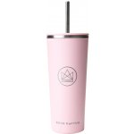 Design Neon Kactus ový nerez pohár s brčkem růžová 710 ml – Zboží Dáma