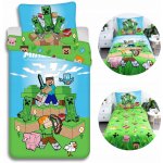 Jerry Fabrics Povlečení Minecraft Outdoor Mobs Bavlna 140x200 70x90 – Zboží Mobilmania