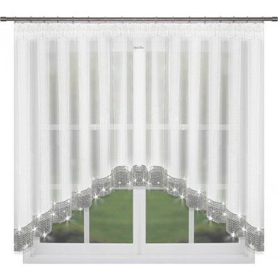 Fliying Hotová voálová záclona L223/3 bílá, 300x150 cm – Hledejceny.cz