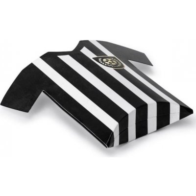 PartyDeco KRABIČKA na sladkosti Fotbalový dres 12x11cm 6ks – Sleviste.cz