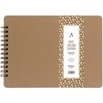 Drasca Art Album kroužkové Scrapbook Inspiration kraft (300g/m2, 24 listů) A4 – Zboží Živě