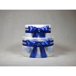 dortNEdort Dvoupatrový plenkový dort I. Miminko se narodilo a je mu asi měsíc Modrá – Zboží Dáma