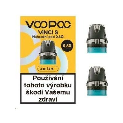 VOOPOO Vinci S Cartridge 0,8ohm 2ml 2ks – Sleviste.cz