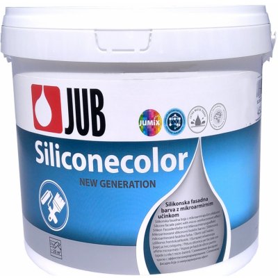 Jub Silikonová fasádní barva JUB SILICONECOLOR - 15 L (~24,6 Kg) - bílý – Zboží Mobilmania