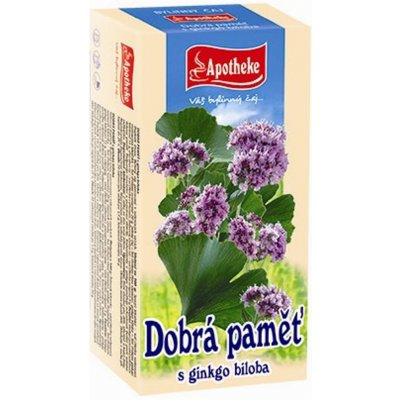 Apotheke Pro dobrou paměť s ginkgo bil.20 x 1,5 g – Zbozi.Blesk.cz