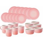 Ernesto Porcelánový servis světle růžová 24 dílná – Zboží Dáma