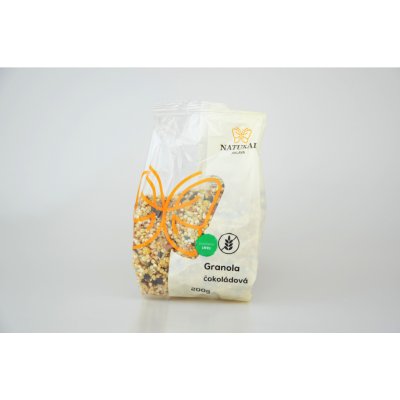 Natural Jihlava Natural Granola čokoládová bezlepková 200 g – Zbozi.Blesk.cz