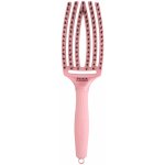 Olivia Garden Fingerbrush Combo plochý kartáč Pastel Pink – Sleviste.cz