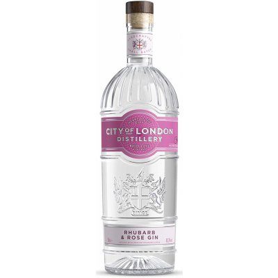 City of London Rhubarb & Rose gin 40,3% 0,7 l (holá láhev)