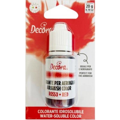 Decora Airbrush barva tekutá red 20 g – Zbozi.Blesk.cz