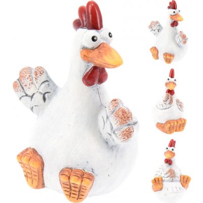 KOOPMAN Figúrka sedící slepice 13 cm 3 varianty – Hledejceny.cz