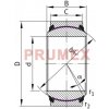 Ložisko kola INA GE 40-UK-2TS (GE 40 TXE-2LS) bezúdržbové kloubové ložisko ,ocel/PTFE