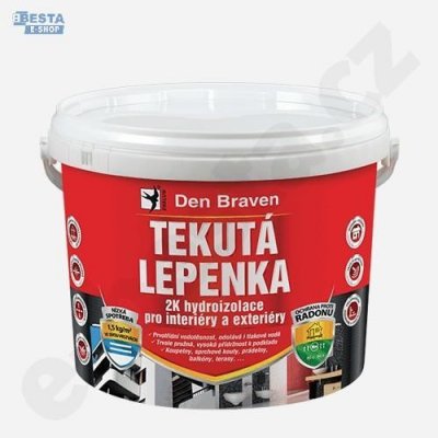 Den Braven Tekutá Lepenka 2K hydroizolace 14 kg – Zbozi.Blesk.cz